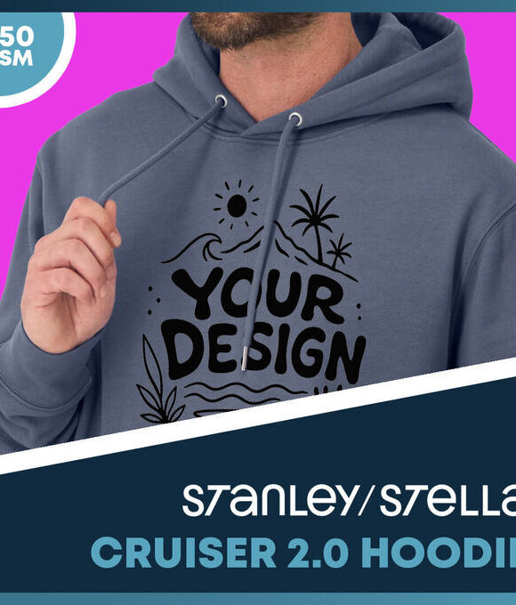 DEAL: 20 Cruiser 2.0 Hoodies + One Colour single side screen print