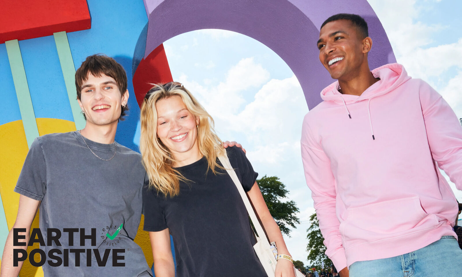 Earth Positive & AS Colour custom printed clothing