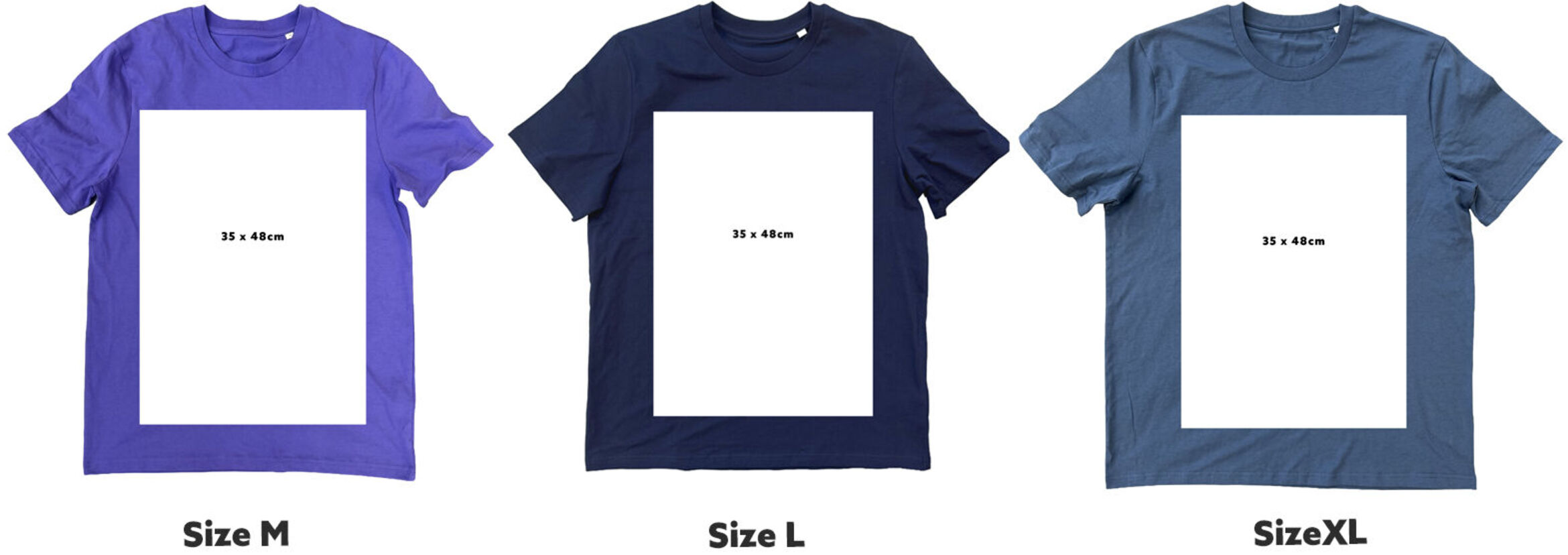 t-shirt print size front oversized
