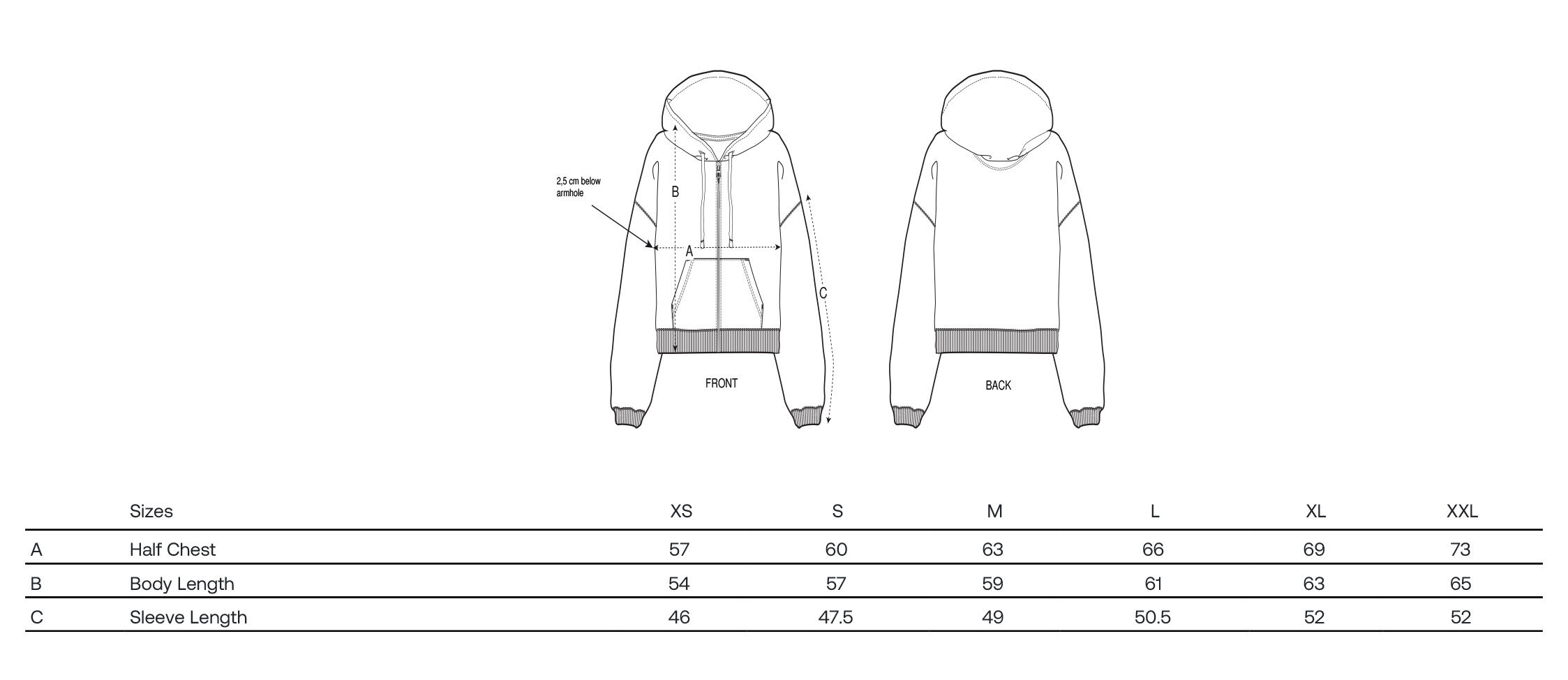 IDA SIZE GUIDE