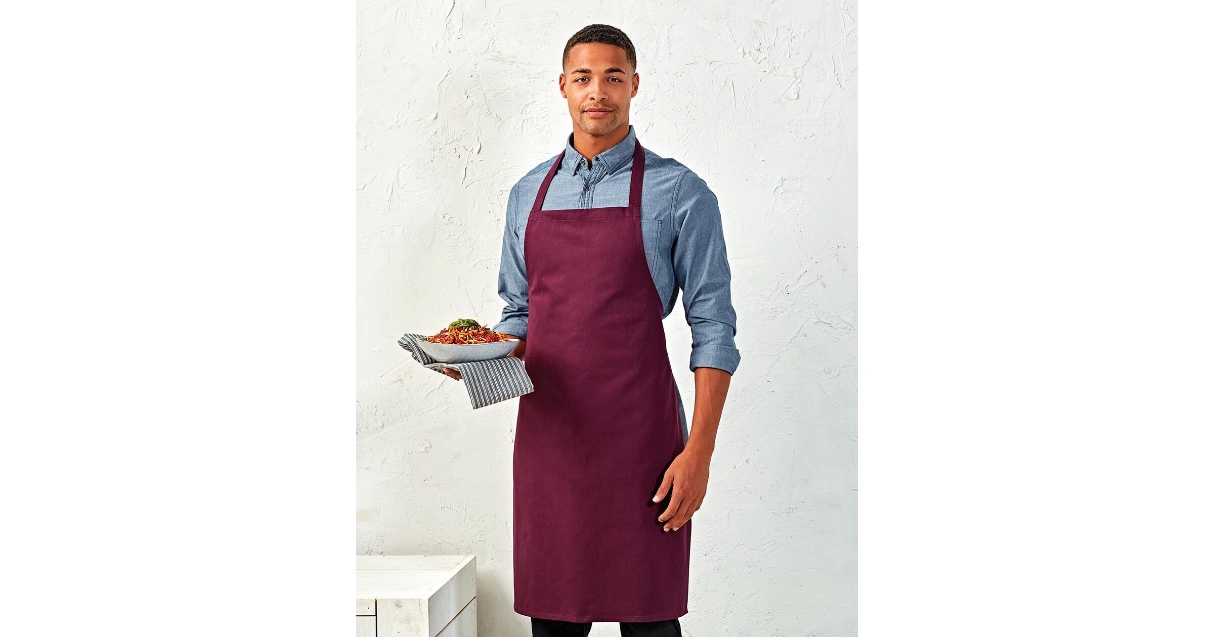 Premier Pr102 100 Cotton Apron Organic Certified